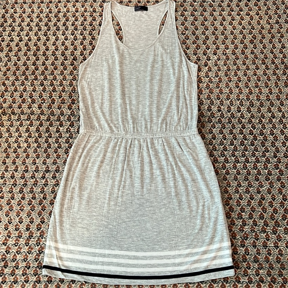 EUC GAP Gray Racer Back Sundress Size Medium